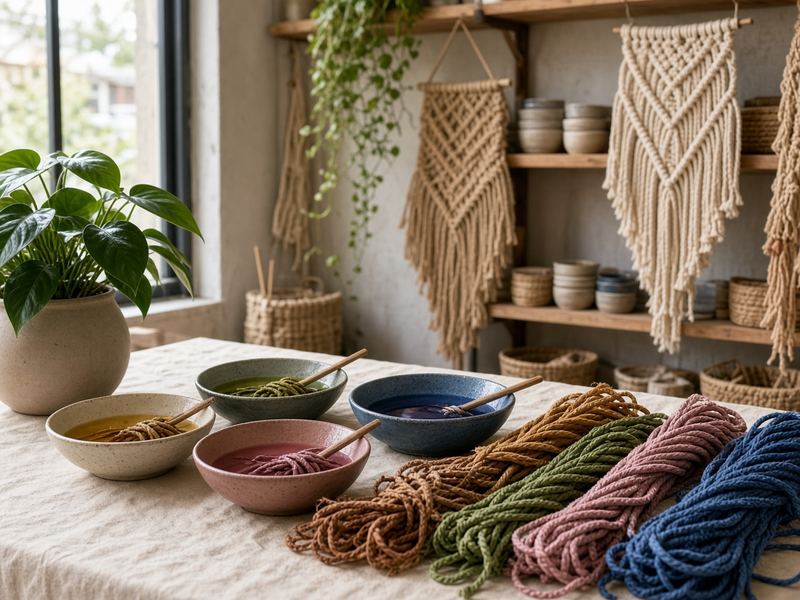 Dyed cord days at Steady Summit Studio